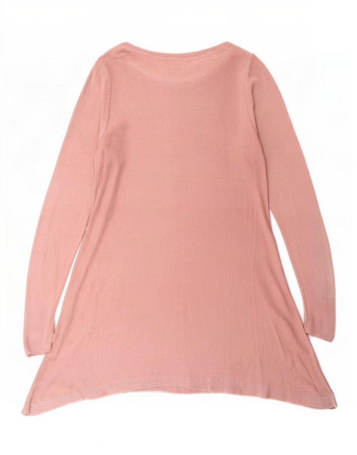 Rochie tunică pentru femei Marks & Spencer UK 10 mic roz acrilic