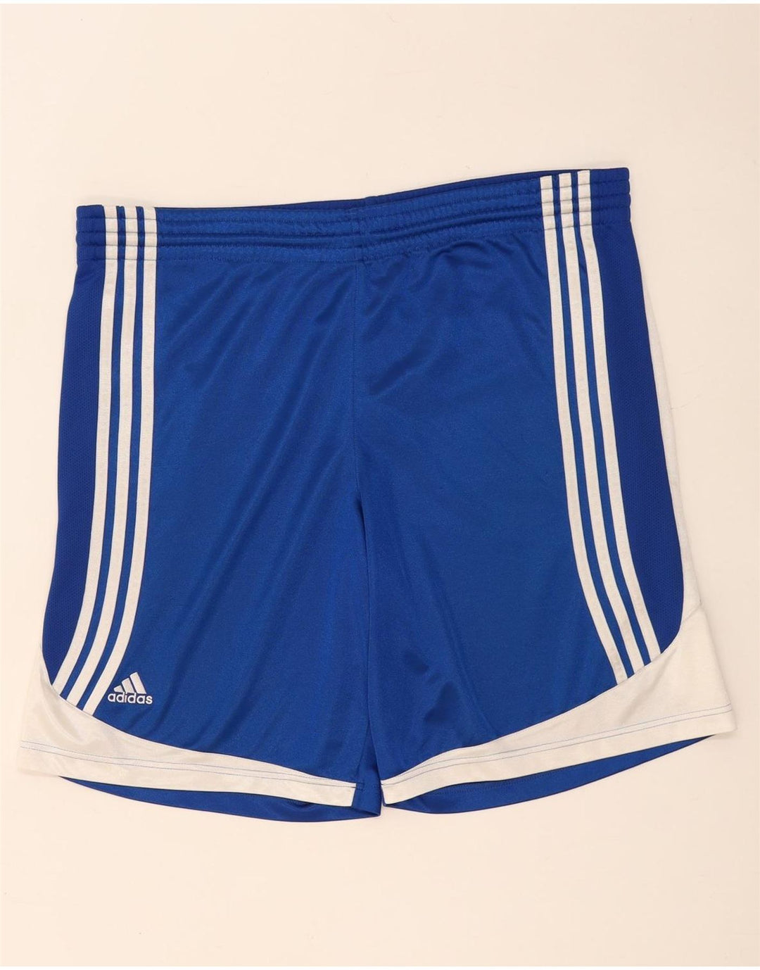Pantaloni scurți sport pentru bărbați Adidas Climalite, mari, albastru, poliester color bloc