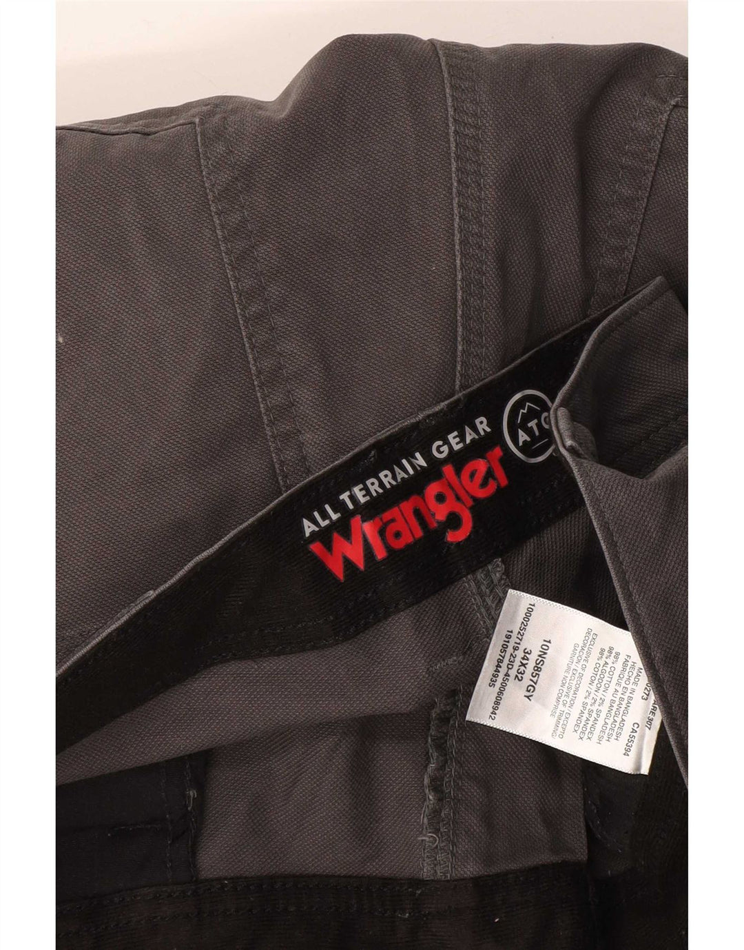 Pantaloni cargo drepti pentru bărbați Wrangler W34 L32 bumbac gri