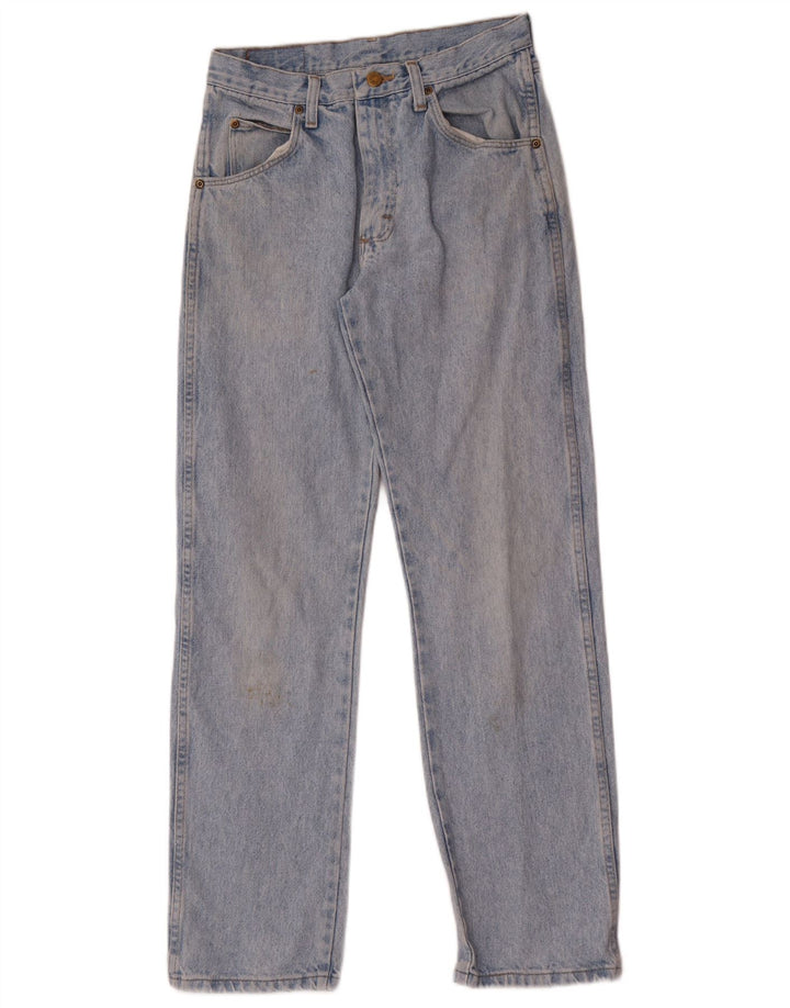 Blugi drepti pentru femei Wrangler W30 L32 Bumbac albastru