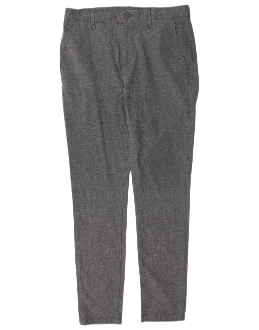 Pantaloni chino slim pentru bărbați Zara EU 40 Mediu L31 L30 Poliester gri