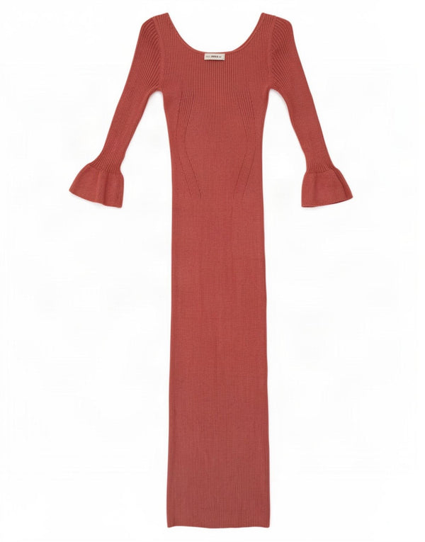 Rochie Bodycon pentru Damă Zara UK 12 Viscoză Roz Mediu