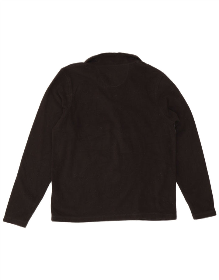 Pulover din lână pentru bărbați Pierre Cardin, cu fermoar, negru, color block