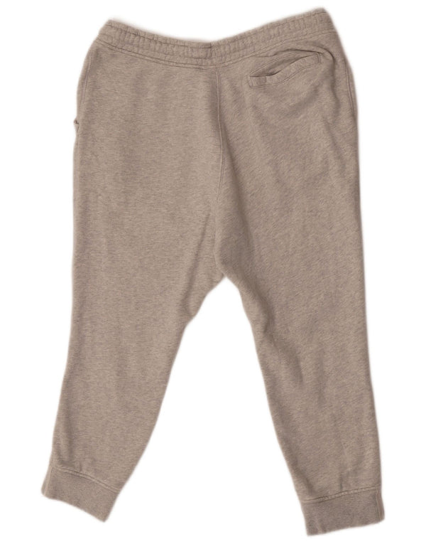 Pantaloni de trening Capri Adidas pentru femei Pantaloni de jogging UK 14 Mare bumbac gri