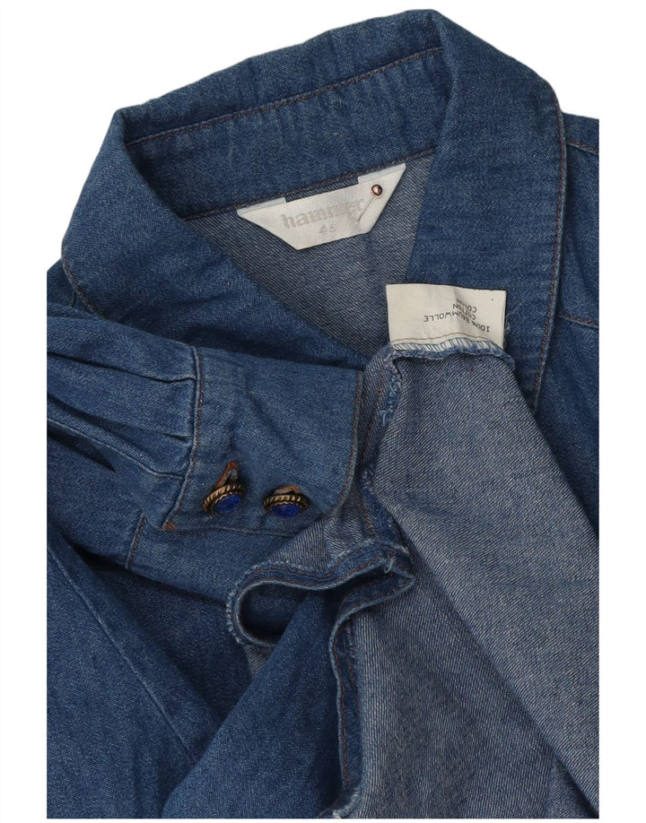 Cămașă denim supradimensionată pentru femei Hammer EU 46 XL Bumbac albastru