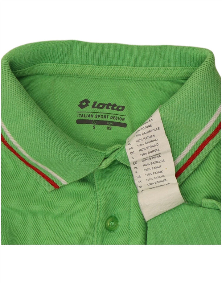 LOTTO Cămașă Polo Bărbați XS Bumbac Verde
