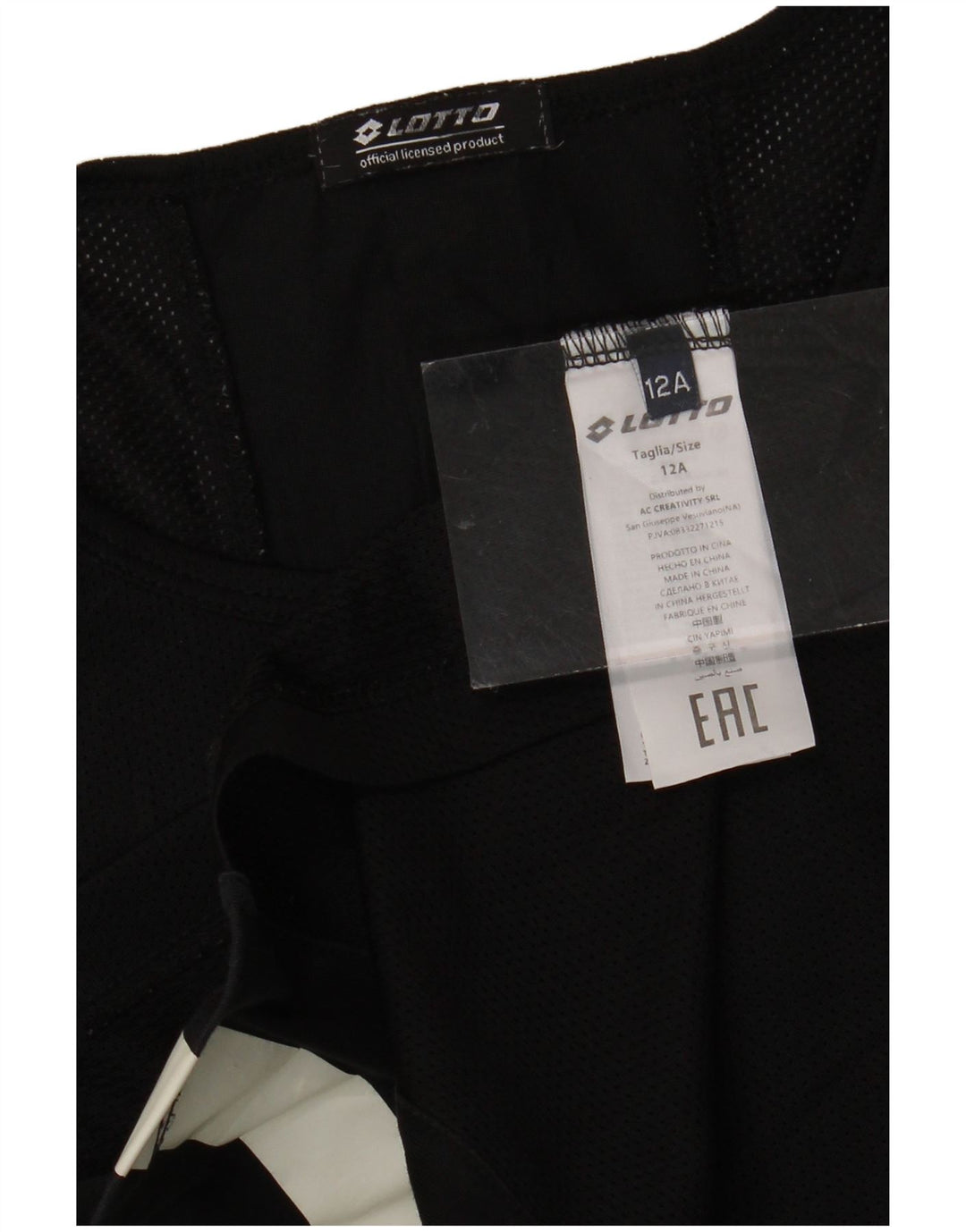 LOTTO Băieți Grafic Vest Vest Top 11-12 Ani Negru Poliester