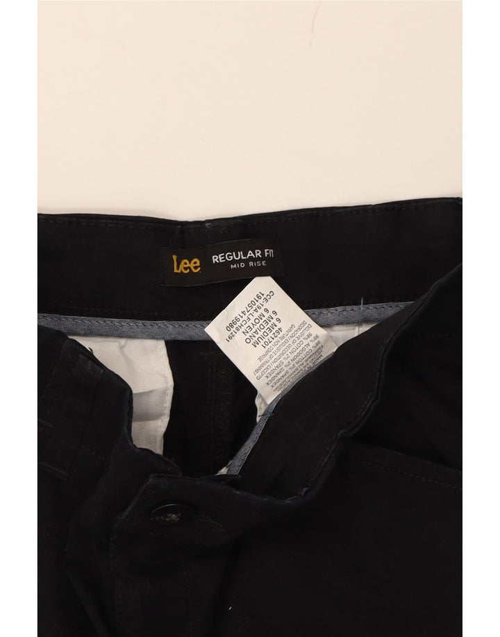 LEE Womens Mid Rise Regular Fit Casual Shorts US 6 Medium W28  Black Vintage Lee and Second-Hand Lee from Messina Hembry 