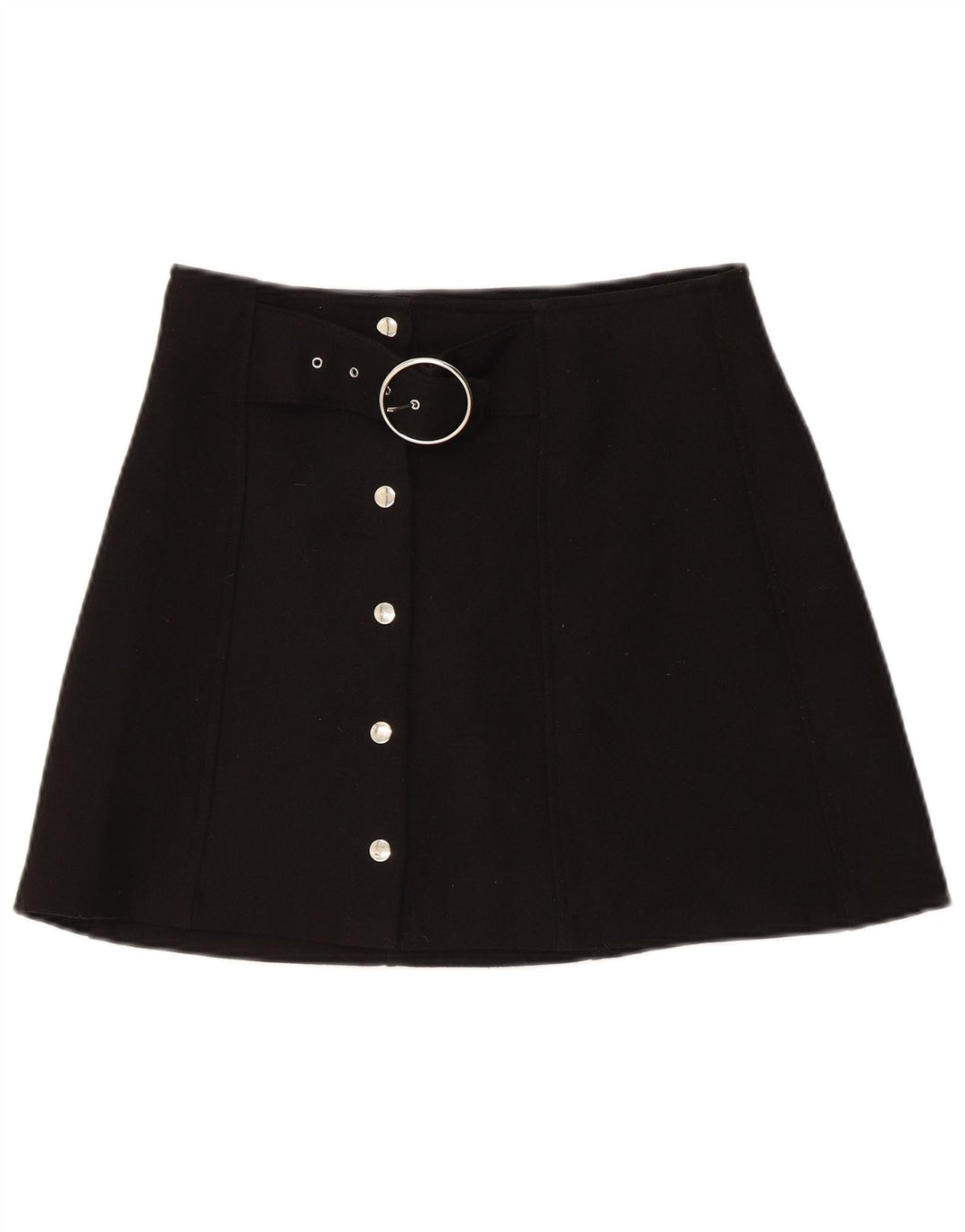 Fusta Mini Zara Femei Mic W26 Poliester Negru
