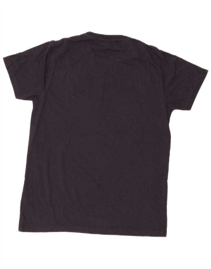 Tricou grafic pentru bărbați French Connection Top mare din bumbac negru