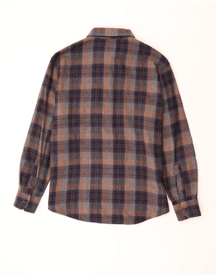 SEA BARRIER Cămașă pentru bărbați, XL, gri cu carouri acrilice