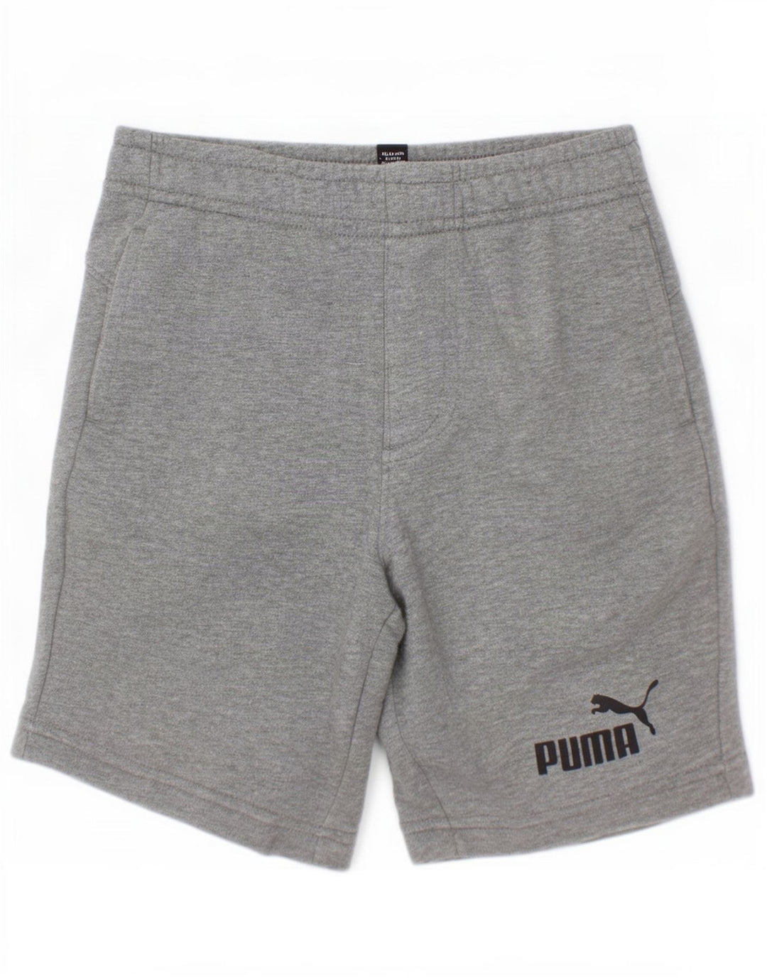 Pantaloni scurti sport Puma băieți 7-8 ani bumbac gri