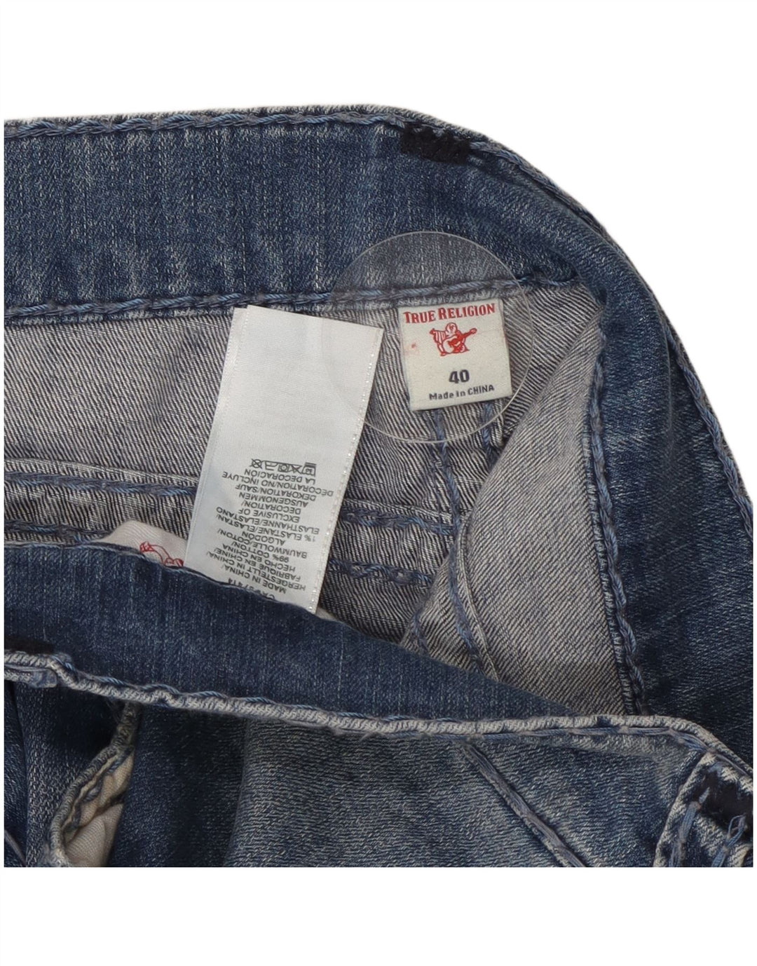 Blugi subțiri pentru bărbați True Religion L40 L31 Bumbac albastru