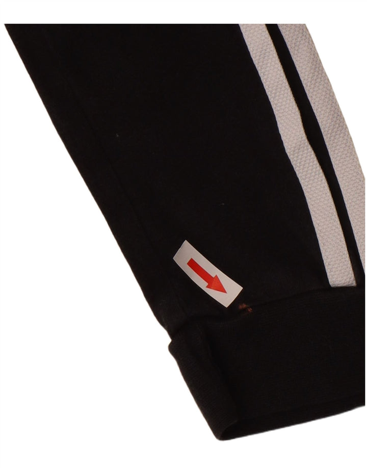 Top pentru băieți Adidas cu mânecă lungă 11-12 ani, bumbac negru