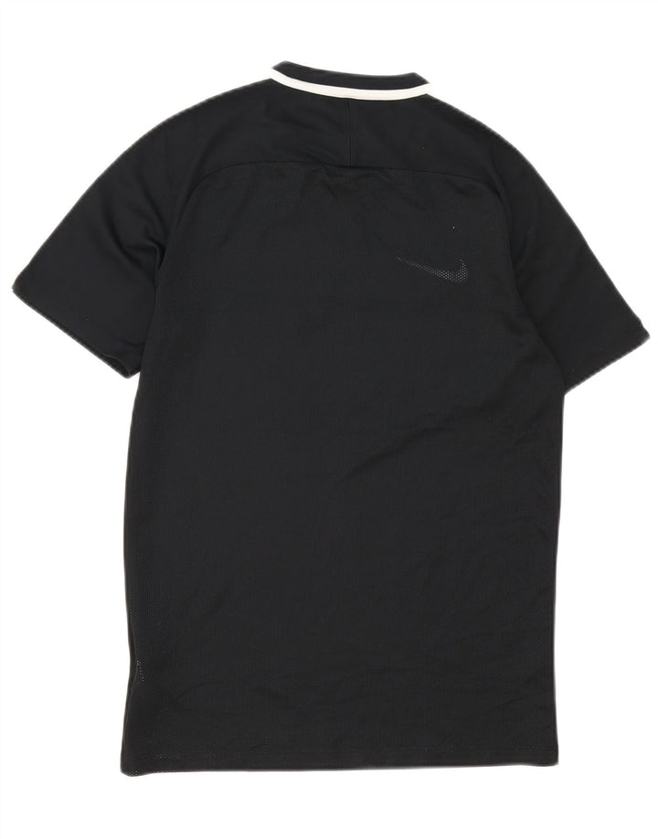 Tricou polo Nike pentru bărbați Dri Fit, mic, negru, poliester color bloc