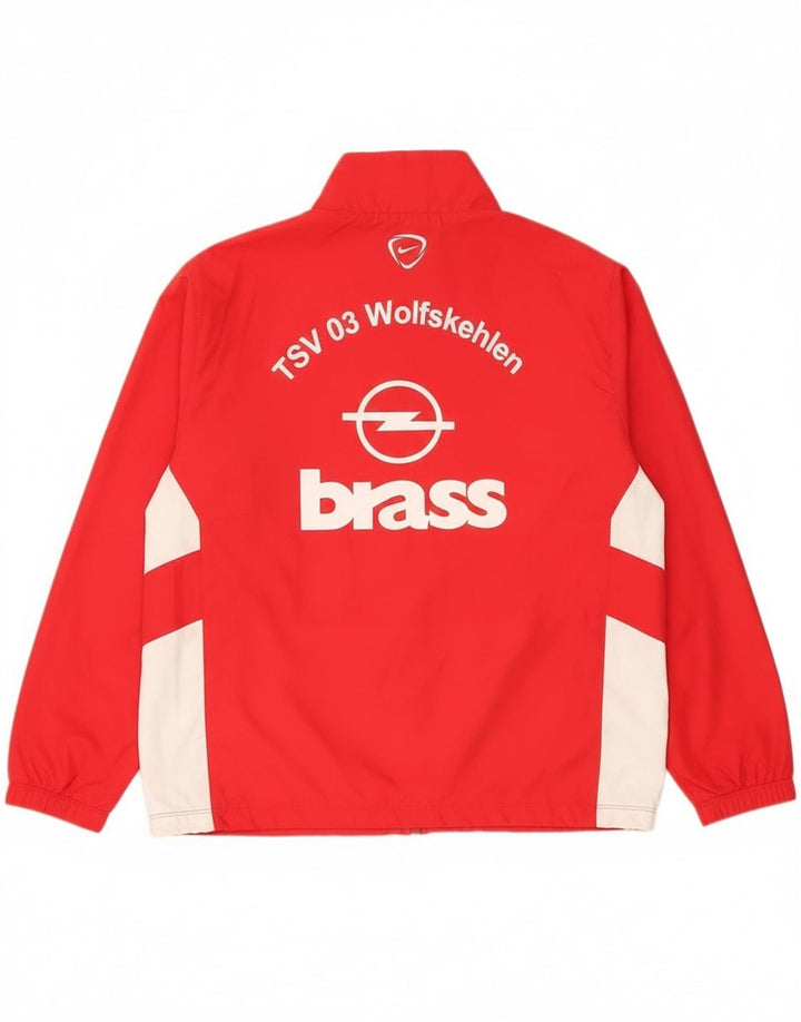 Jachetă de top pentru trening grafic Nike pentru bărbați, mare, roșu, din poliester