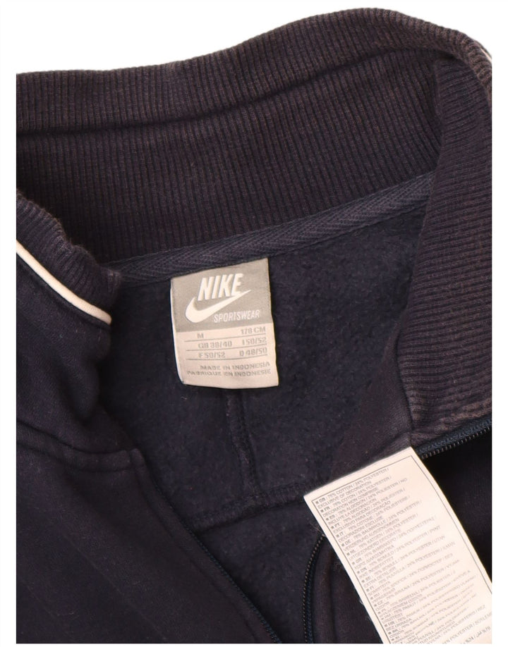Jachetă de trening Nike pentru bărbați Marea Britanie 38/40 Bumbac, albastru bleumarin mediu