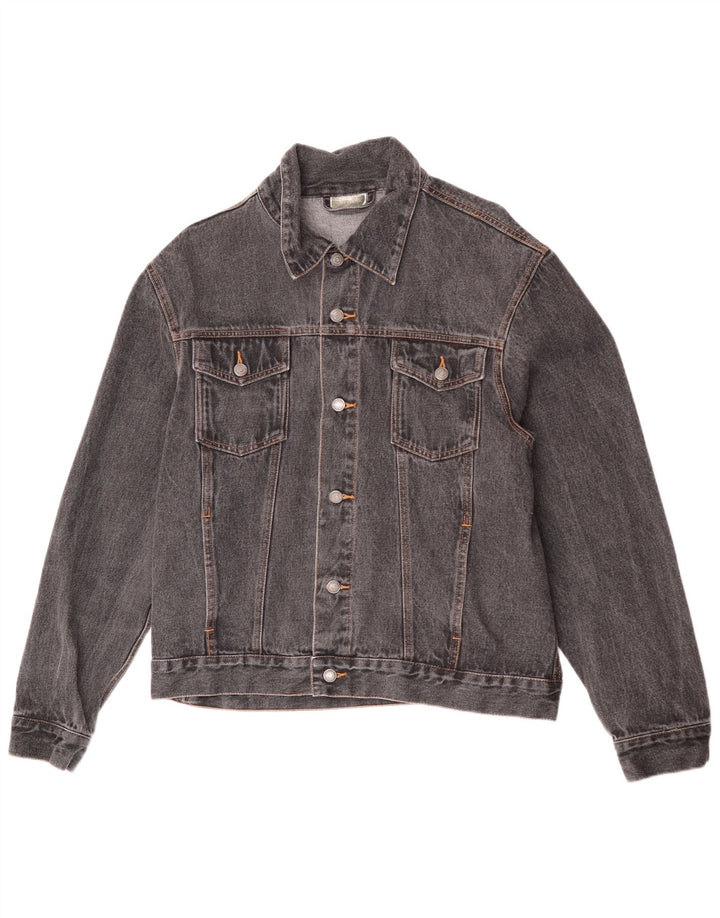 Jachetă de denim vintage pentru bărbați UK 42 XL bumbac gri