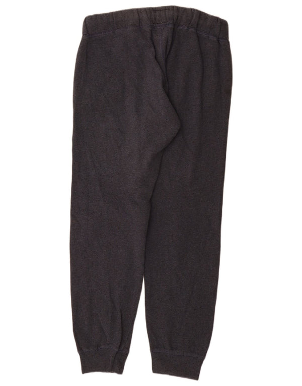 Superdry Pantaloni de trening grafic pentru femei Joggeri UK 14 Bumbac gri mediu