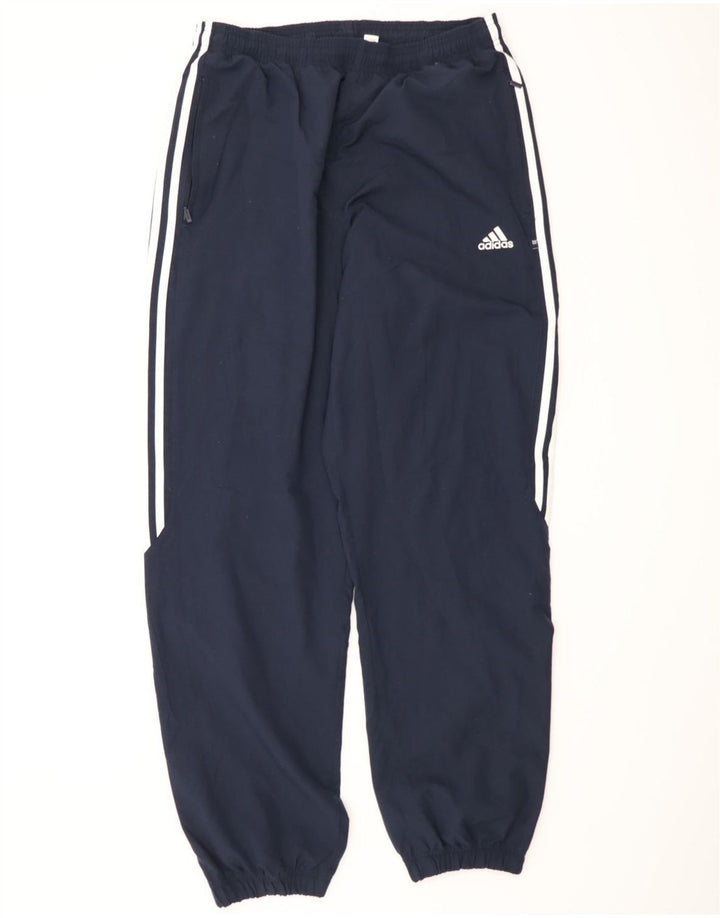 Pantaloni de trening pentru bărbați Adidas Pantaloni de jogging mari, bleumarin, poliester