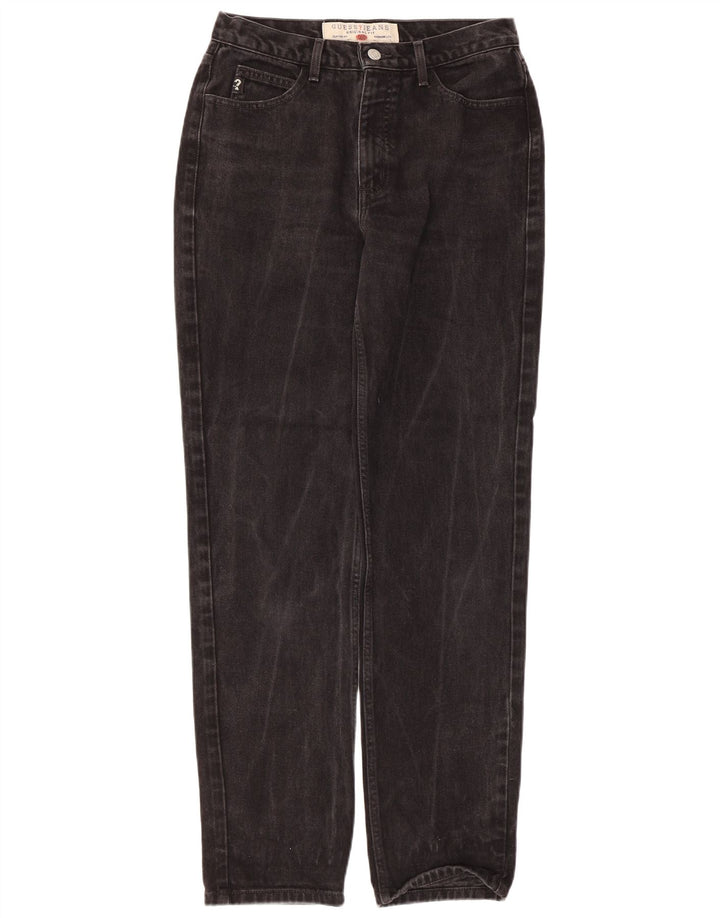 Blugi conici pentru femei Guess W31 L30 bumbac negru