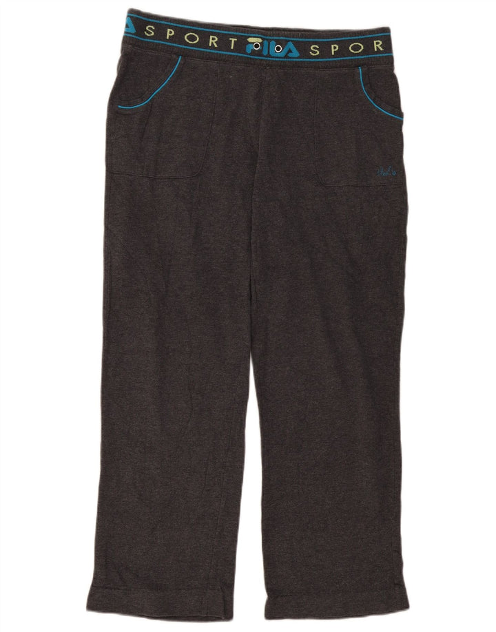 Pantaloni de trening cu grafic pentru femei FILA UK 14 Gri mediu