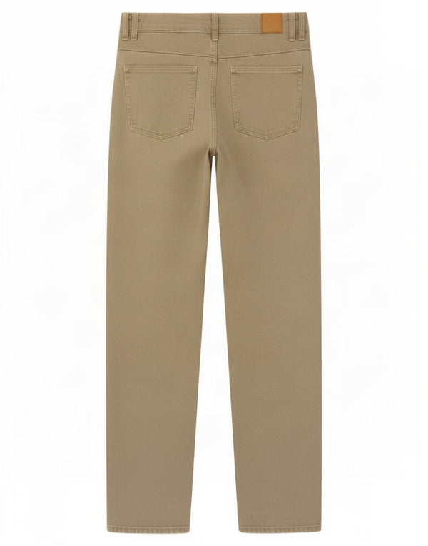 Blugi conici pentru femei Zara EU 34 2XS L24 L30 Kaki Bumbac