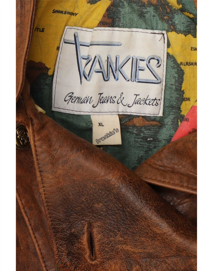 Jachetă pentru femei Frankie's, crop militar, cu două piepturi, UK 18 XL, maro