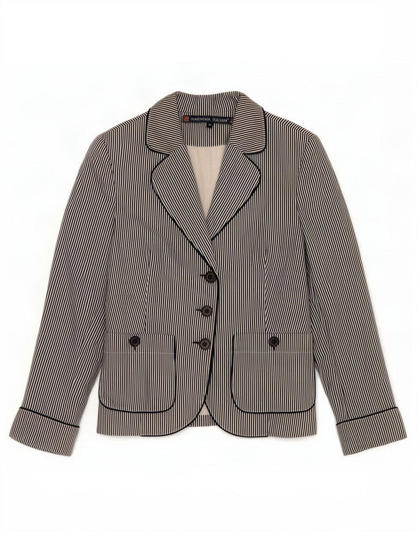 Jachetă Blazer pentru femei Marineria Italiana UK 14 Medium Bleumarin Nautic