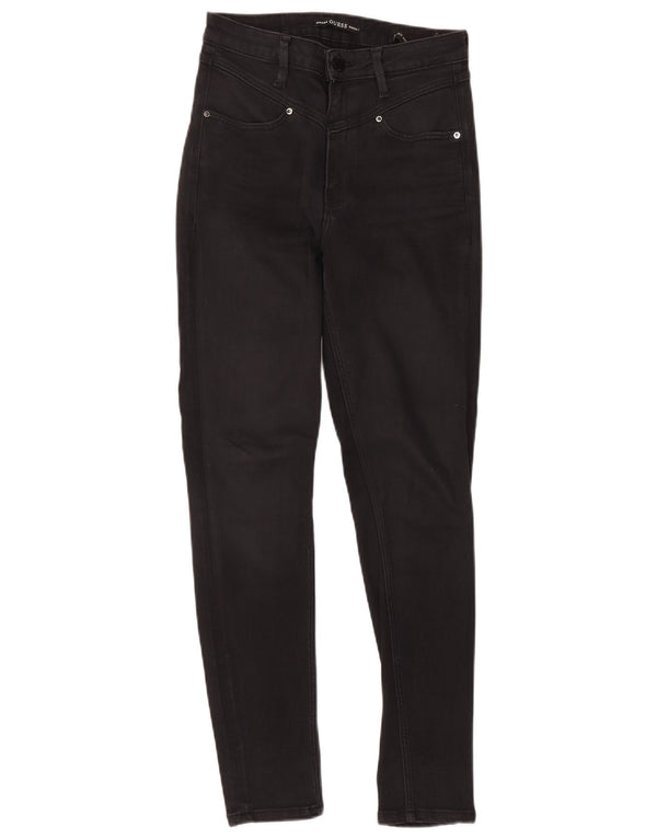 Blugi super skinny pentru femei Guess cu talie înaltă L28 L28 negri