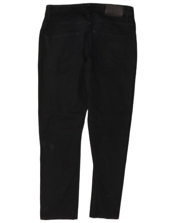 Blugi slim pentru bărbați Jack & Jones W33 L30 bumbac negru