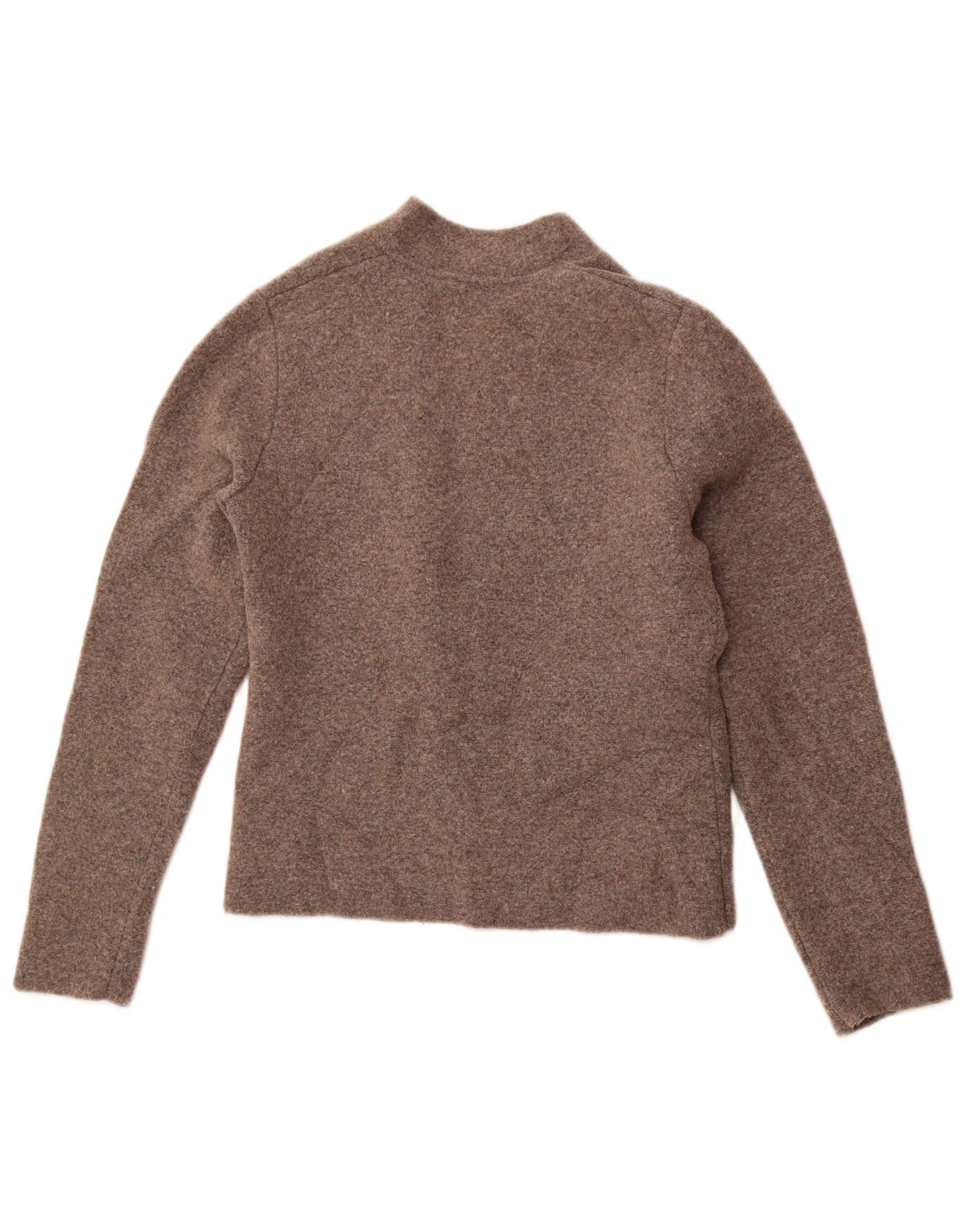 Pulover cardigan pentru femei ZARA UK 14 mare, maro, poliamidă