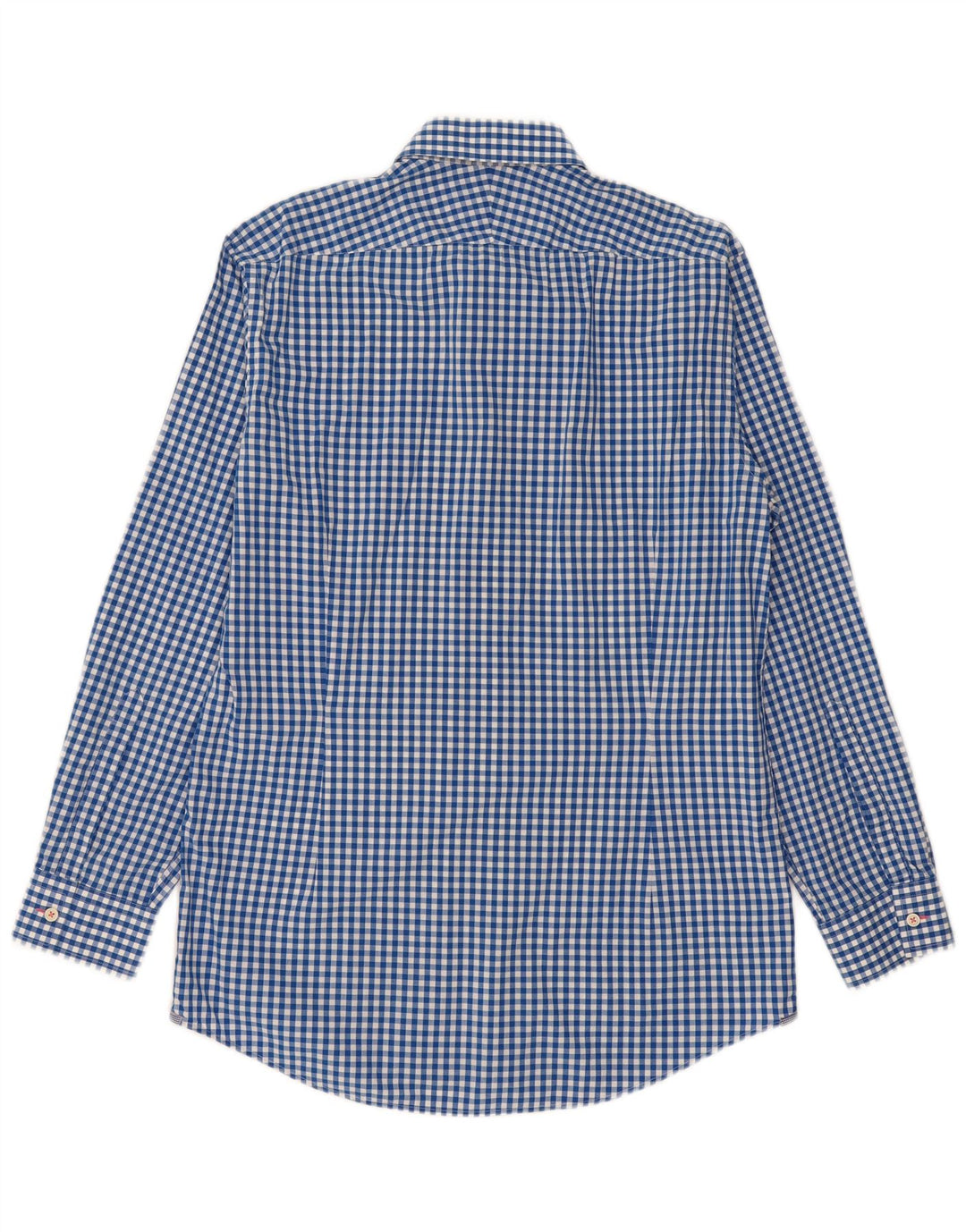 Cămașă pentru bărbați Charles Tyrwhitt Extra Slim Fit Mărimea 41/16 Mare albastru Gingham