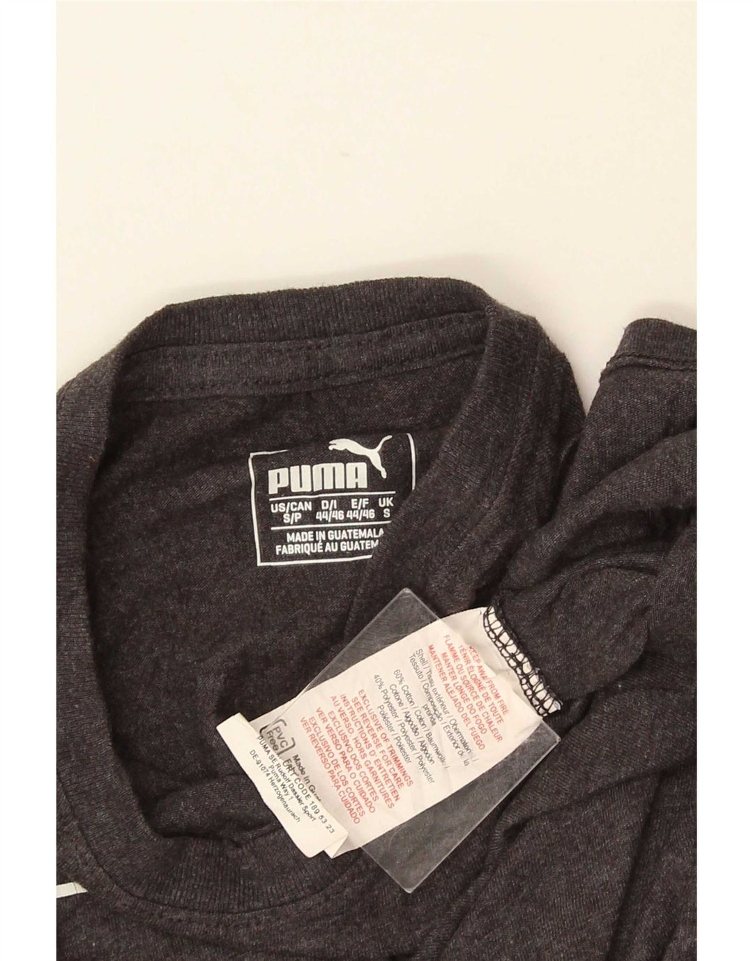 Tricou grafic Puma pentru bărbați Top mic, gri, bumbac