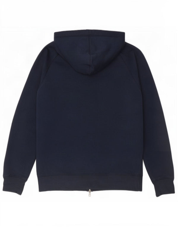 Pulover Adidas pentru bărbați, cu fermoar, bumbac, albastru, mediu