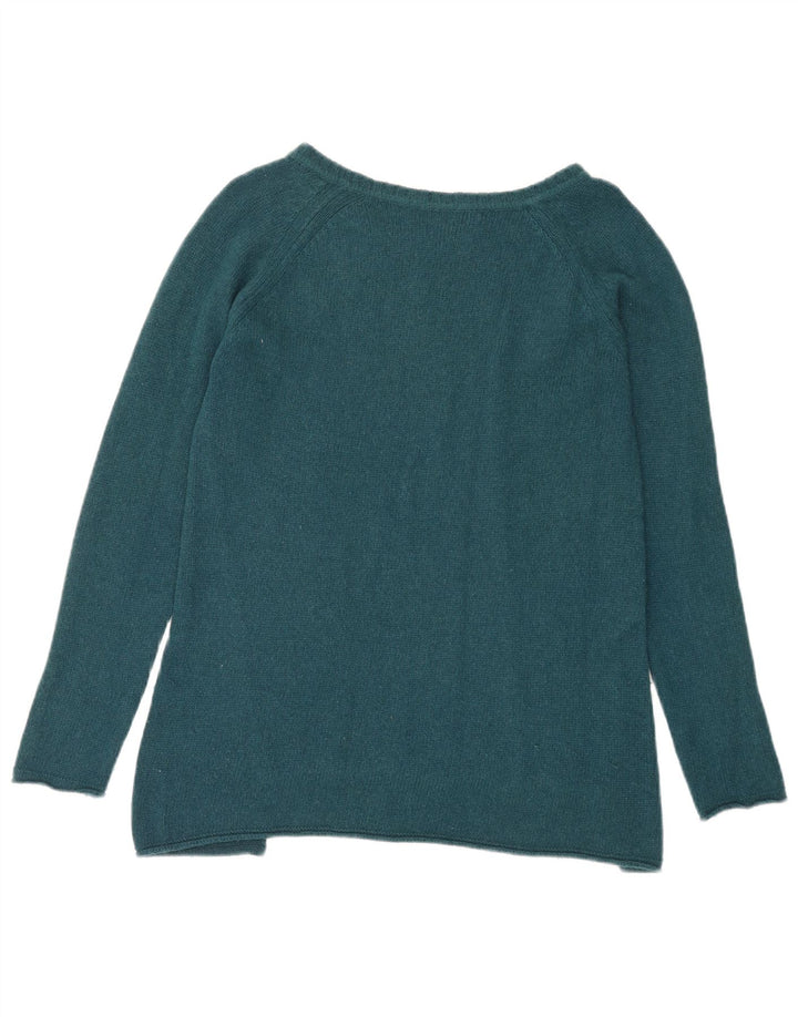 Pulover pentru femei Zara, cu gât de barcă, UK 14, verde mediu