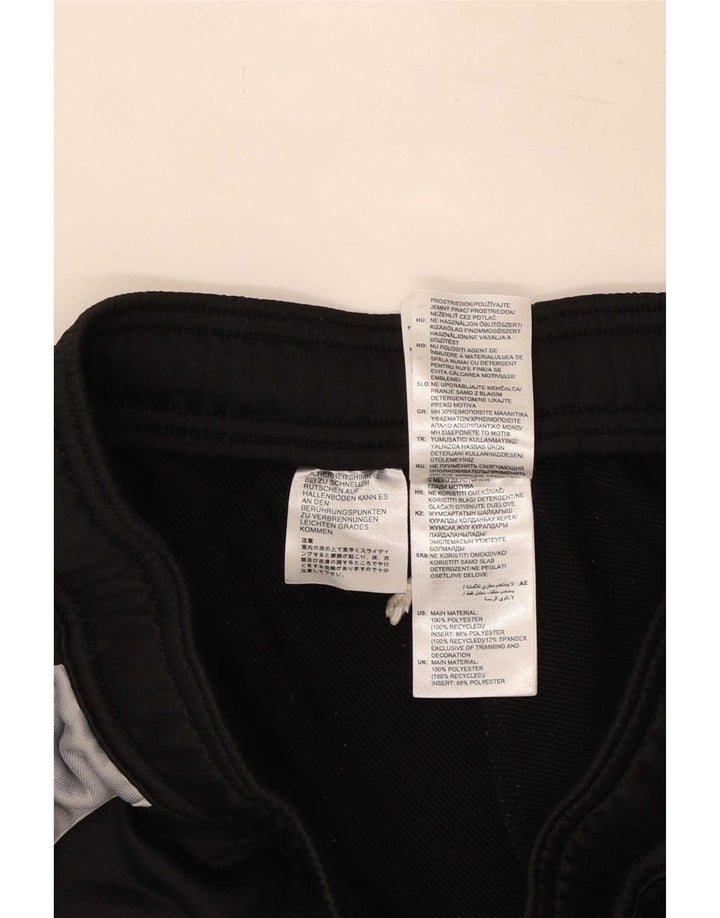 Pantaloni de trening Adidas pentru bărbați, negru mediu, poliester bloc de culoare
