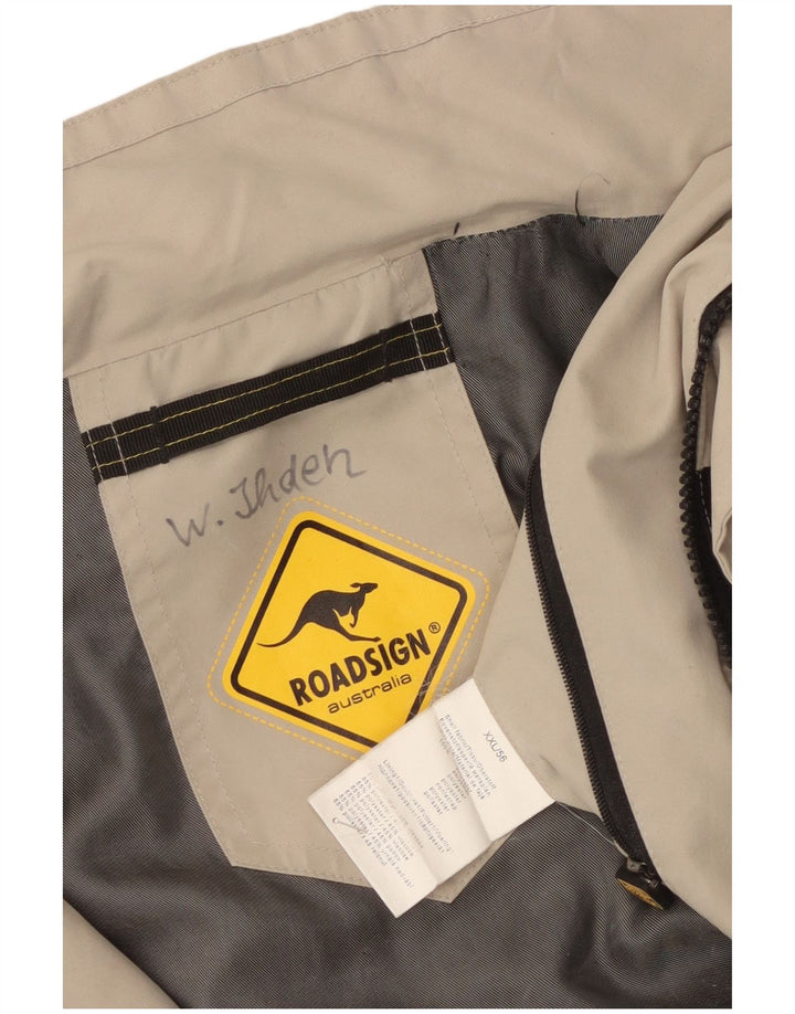 Roadsign Australia Jachetă utilitare pentru bărbați UK 44 2XL poliester bej