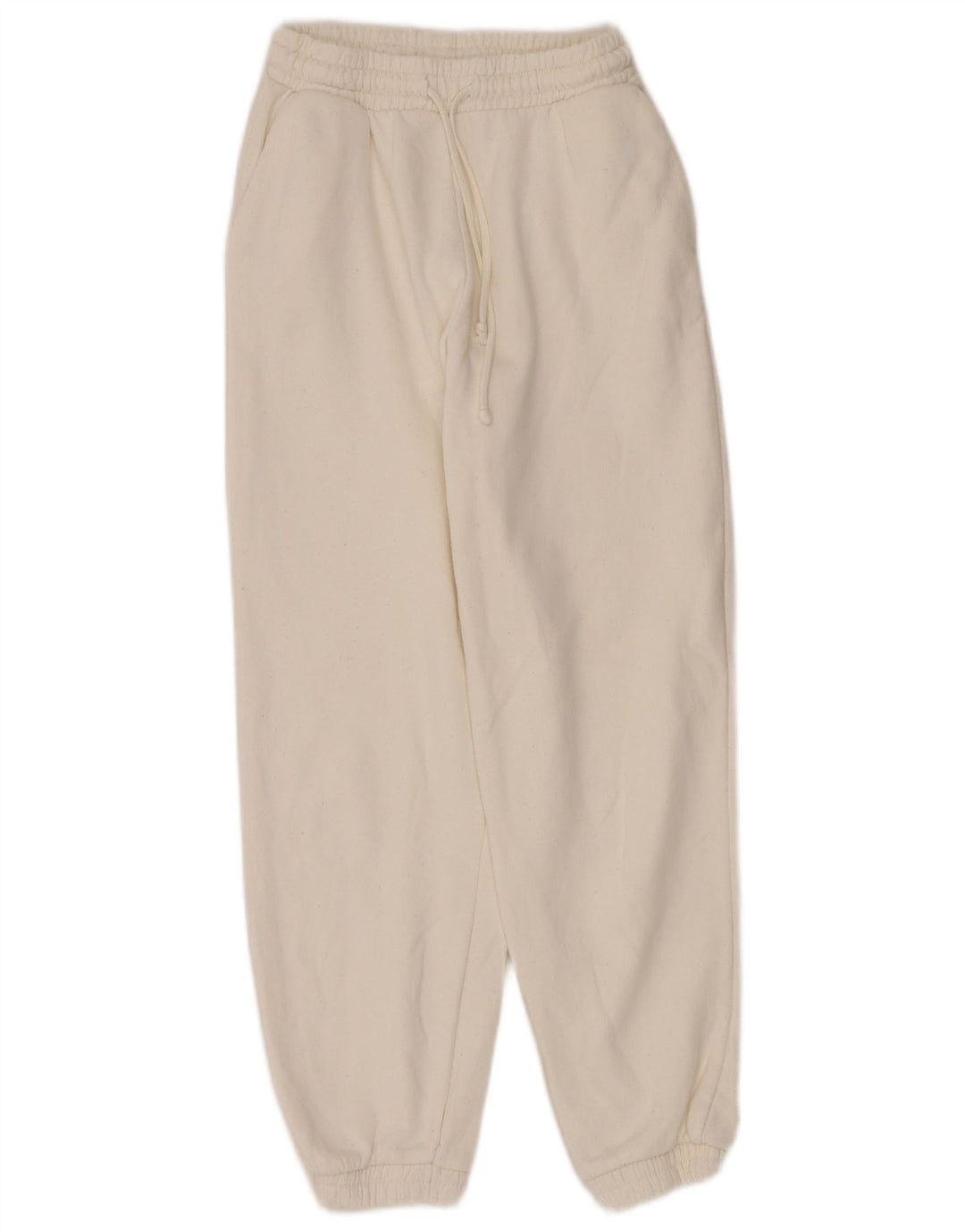 Pantaloni de trening Zara Femei Joggeri UK 8 Small White