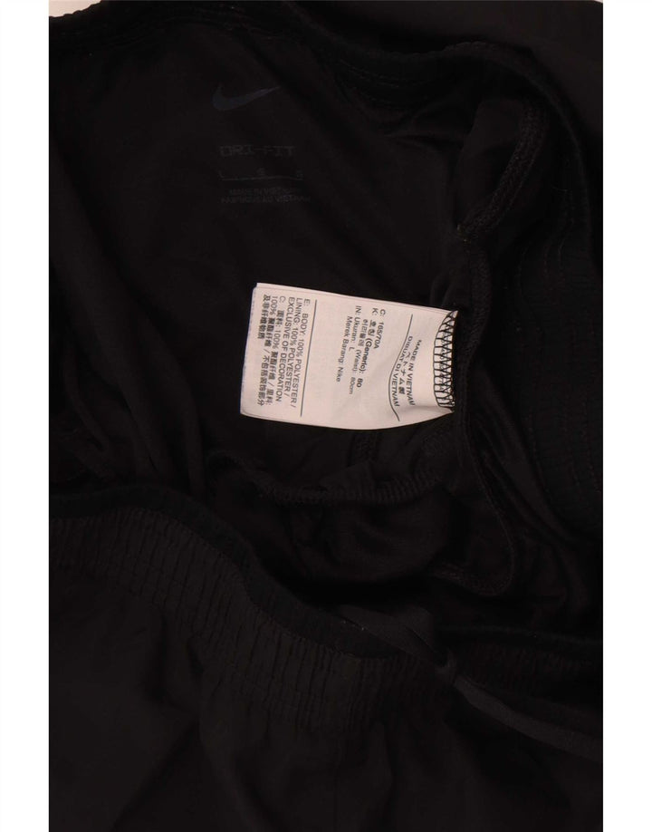 Pantaloni scurți sport Nike Dri Fit pentru femei UK 16, mari, negru, poliester