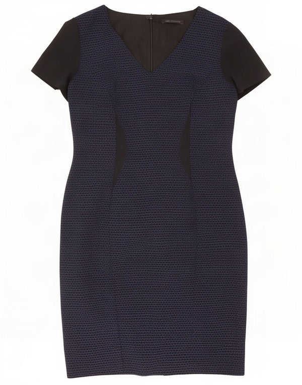 Rochie teacă pentru femei Marks & Spencer UK 14 Medium Bleumarin Colorblock