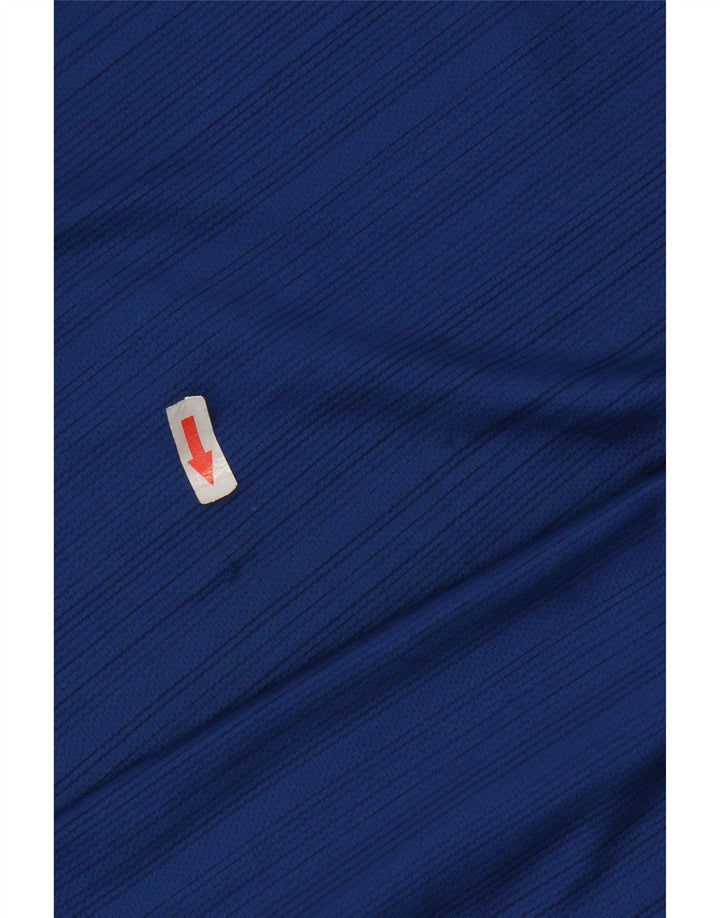 Tricou Nike Dri Fit pentru bărbați Top Medium Blue Poliester Pinstripe