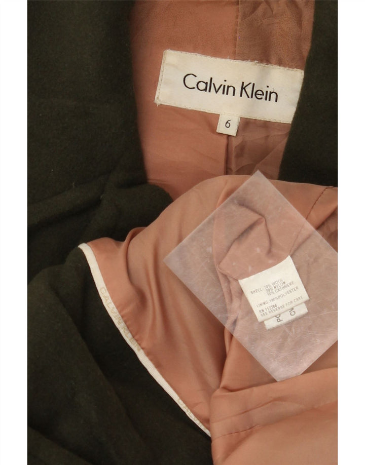 Palton pentru femei CALVIN KLEIN US 6 Medium Khaki Lână