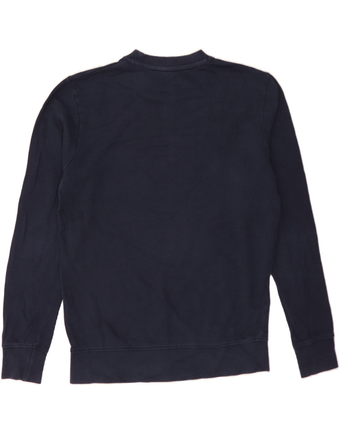 JACK & JONES Mens Graphic Sweatshirt Jumper Large Navy Blue Cotton Vintage Jack & Jones and Second-Hand Jack & Jones from Messina Hembry 