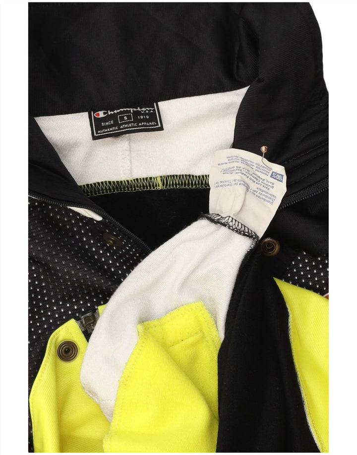 Jachetă de top pentru trening cu grafică CHAMPION pentru bărbați, negru, color block