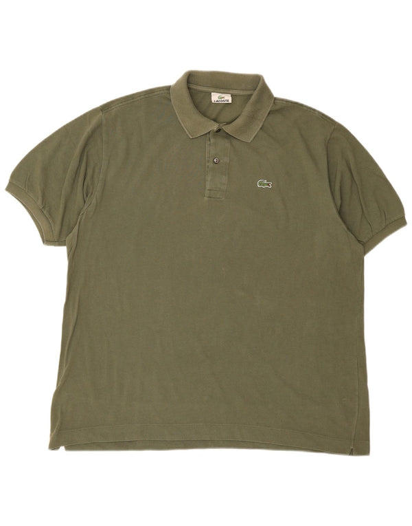 Tricou polo Lacoste pentru bărbați Mărimea 7 2XL Bumbac verde