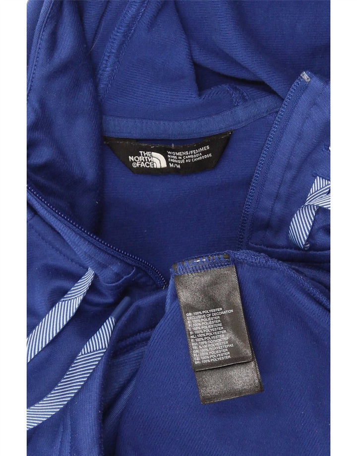 Pulover The North Face pentru femei, cu fermoar, UK 12, poliester albastru mediu