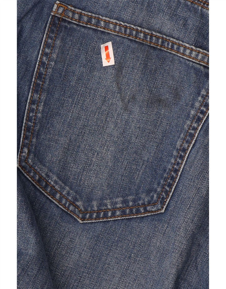Blugi drepti pentru bărbați Marks & Spencer Autograph W42 L27 Bumbac albastru