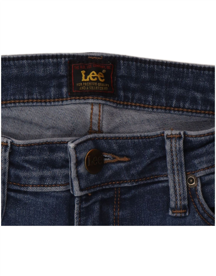Blugi skinny pentru femei Lee W24 L27 albastru