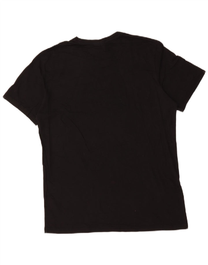 Tricou pentru bărbați Hugo Boss Top mare din bumbac negru